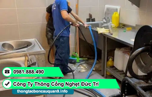 Thông cống nghẹt Phường Long Phước