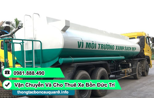 Cho Thuê Xe Bồn Phun Nước Tưới Cây TPHCM
