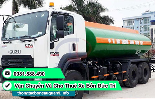 Giá thuê xe bồn chở nước tưới cây rửa đường TPHCM