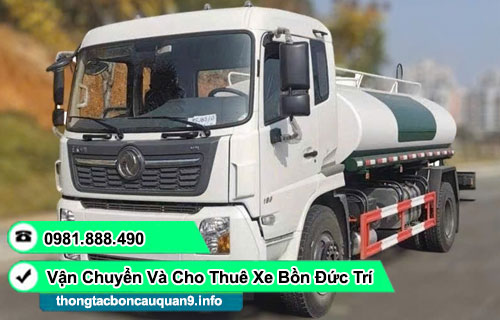 Vận chuyển cho thuê xe bồn tưới nước rửa đường TPHCM